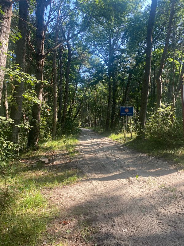 Krynica - Piaski granica - Krynica