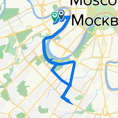 Киевская улица, 7 к1, Москва до Резервный проезд, 4, Москва