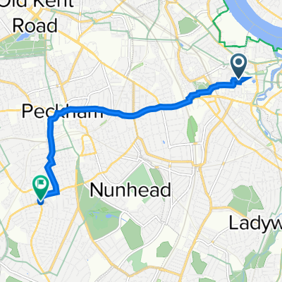 To Oru space via Peckham