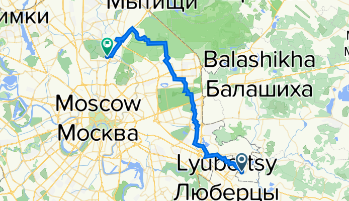 2-я Вольская улица, 24 с1, Москва до проспект Мира, 119 с228А, Москва