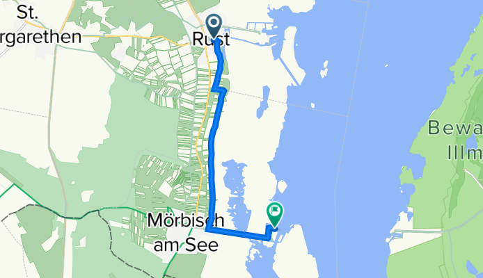 Rathausplatz 10b, Rust nach Badeanlage 3, Mörbisch am See