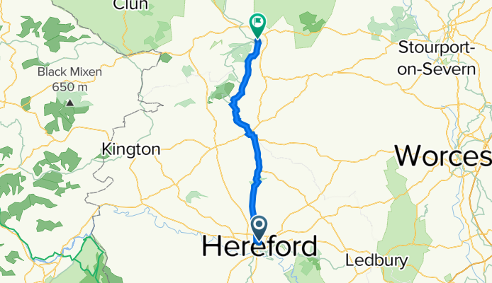 Hereford to Ludlow