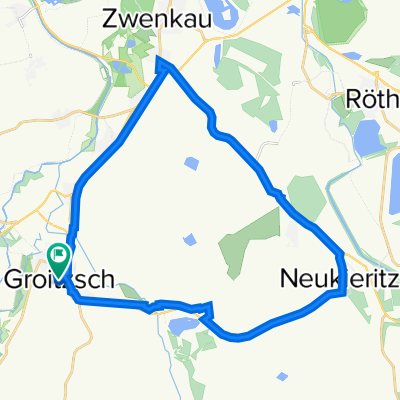 Arthur-Graf-Straße 33, Groitzsch nach Arthur-Graf-Straße 31, Groitzsch
