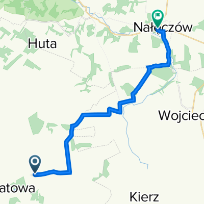 Kraczewice Prywatne 35, Kraczewice Prywatne do Aleja Kasztanowa 4–6, Nałęczów