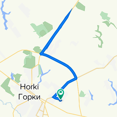 улица Янки Купалы, Горки до улица Янки Купалы, Горки