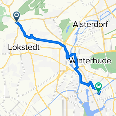 Eimsbüttel, Hamburg nach Goldbekplatz 1, Hamburg