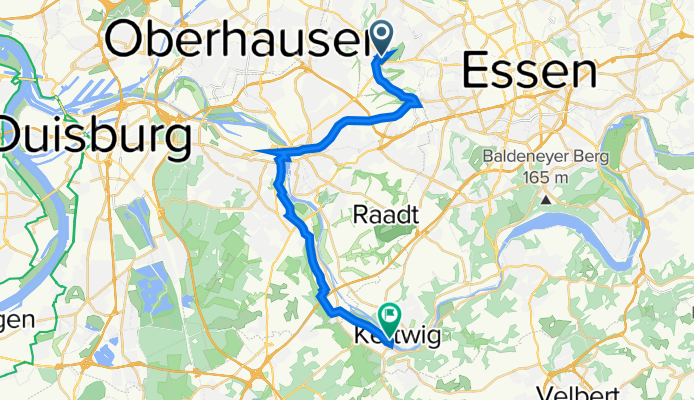 Bandstraße 22, Essen nach Zur Alten Fähre 44, Essen