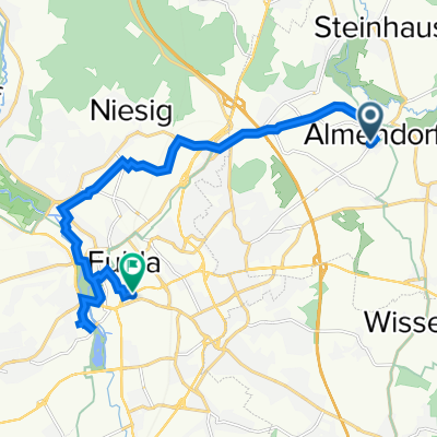 Almendorfer Straße 18, Petersberg nach Florengasse 16, Fulda