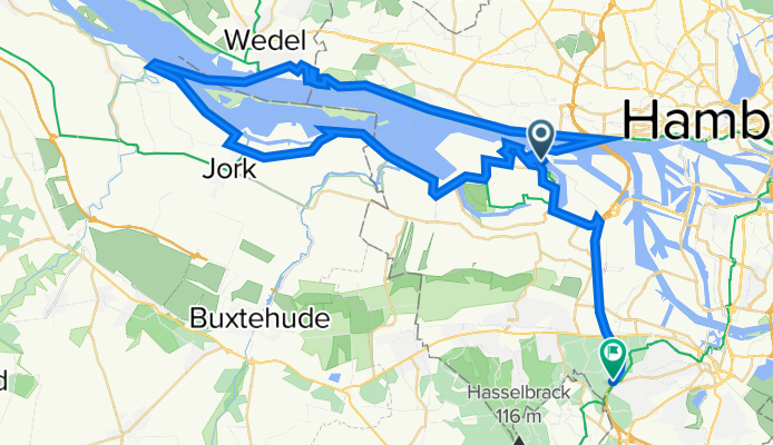 Hein-Saß-Weg 24, Hamburg nach Hellkuhle, Hamburg