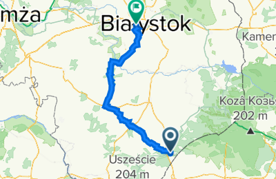Route in der Bikemap App öffnen