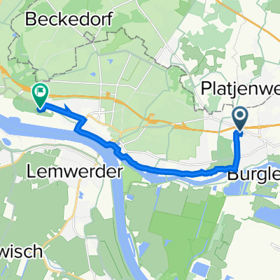 Am Vogelbusch 16, Bremen nach Lindenstraße 110, Bremen