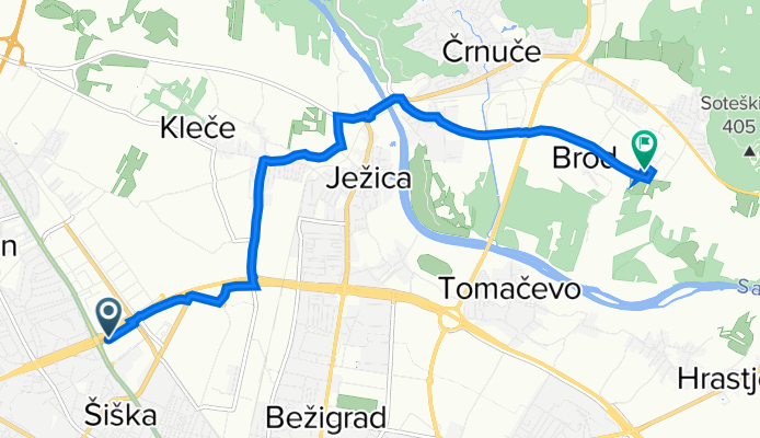 Šiška - Savlje - Brnčičeva