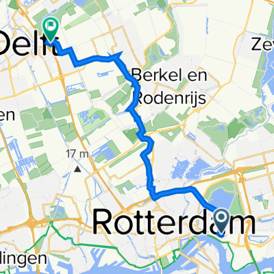 Honingerdijk 32–44, Rotterdam naar Olof Palmestraat, Delft