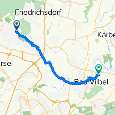Höllsteinstraße 28A, Bad Homburg vor der Höhe nach Matthias-Claudius-Straße 6, Bad Vilbel