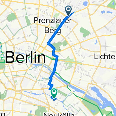 Greifswalder Str./Ostseestr., Berlin to Liberdastraße 1, Berlin