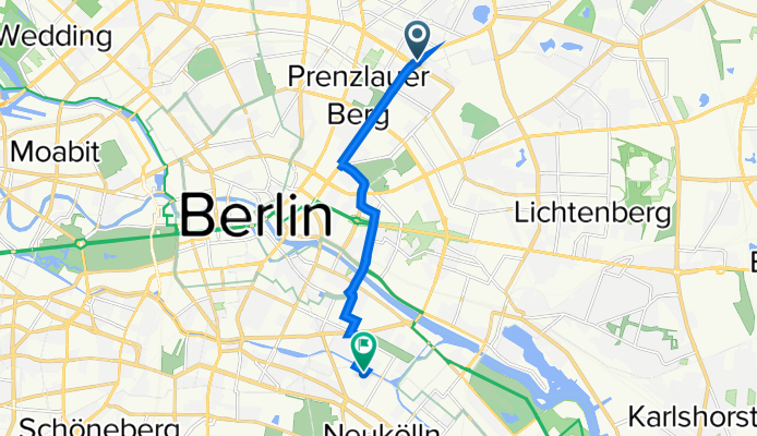 Greifswalder Str./Ostseestr., Berlin to Liberdastraße 1, Berlin