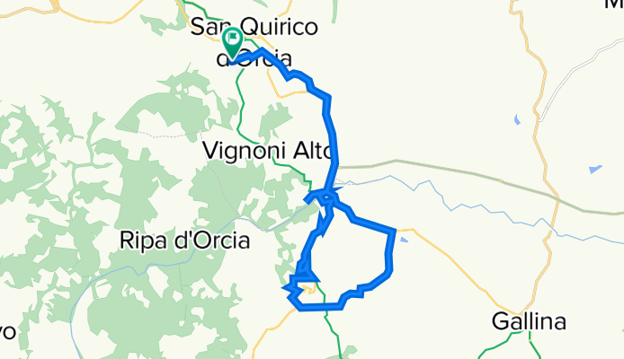 san quirico /termas/poggio covil