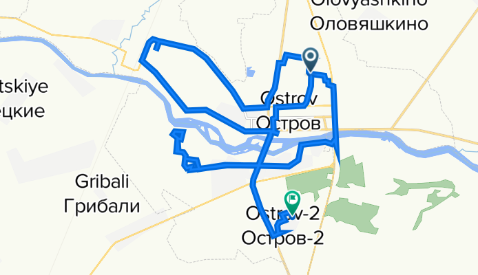 улица Клавы Назаровой, 39, Остров до Авиационная улица, 13, Остров