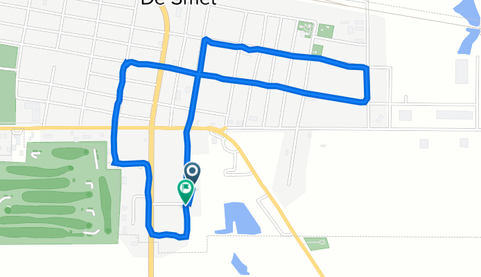 518 Calumet Ave SW, De Smet to 525 Calumet Ave SW, De Smet