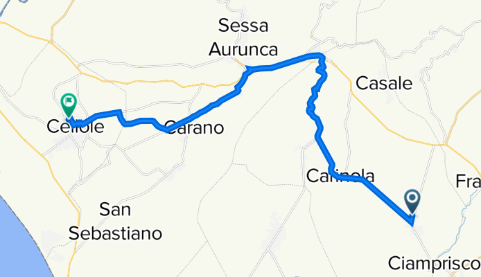 Vico Nuovo 39, Carinola a Via Gian Lorenzo Bernini 14, Cellole