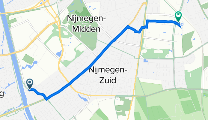 Vossendijk 59, Nimègue à Heyendaalseweg 135, Nimègue