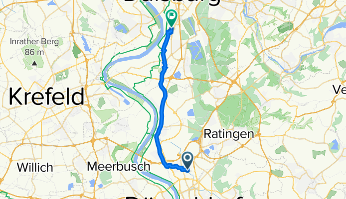 An der Piwipp, Düsseldorf nach Gärtnerstraße 3, Duisburg