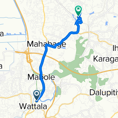 Negombo Road 534, Wattala to St Theresa Mawatha 472g, Ragama