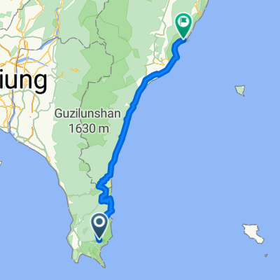 環島第二天行程