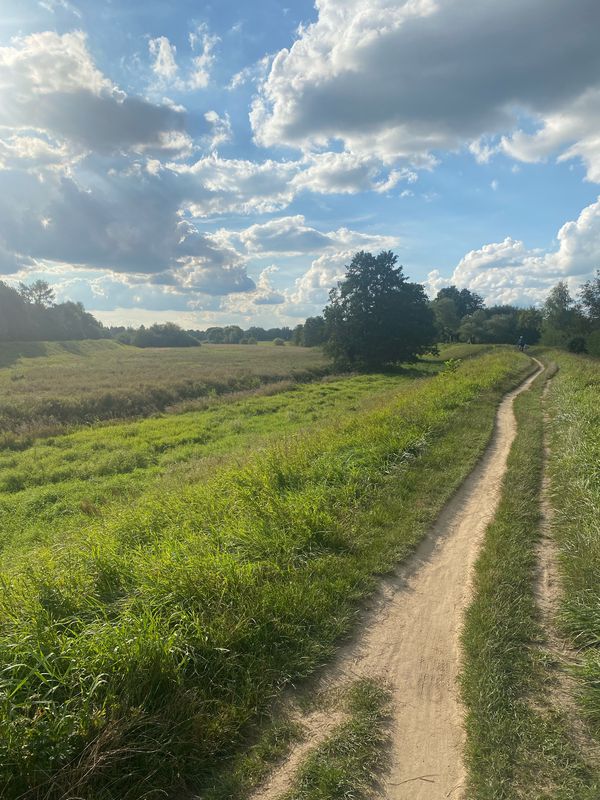 Kraków, WTR - wzdłuż Rudawy - Podgórze.