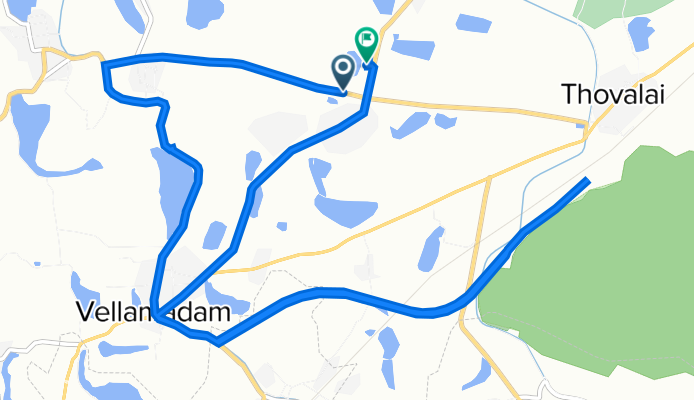 Thovala, Kanniyakumari to Thovala, Kanniyakumari