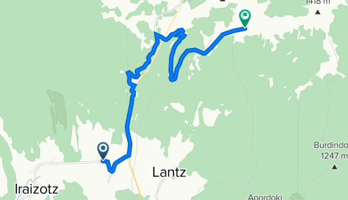 Wikiloc - Okolin desde Arraitz en circular (Loiketa, Algorrieta, Gartz... - Okolin desde Arraitz en circular (Loiketa, Algorrieta, Gartz...