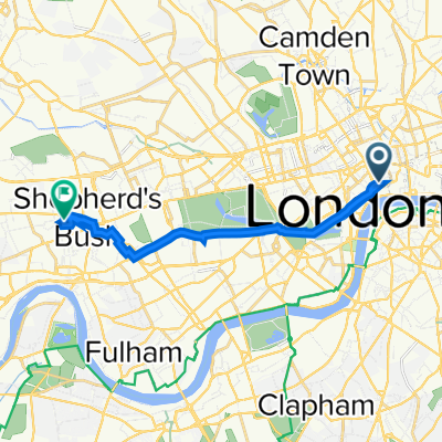 81 Aldwych, London to 67B St Stephen's Ave, London