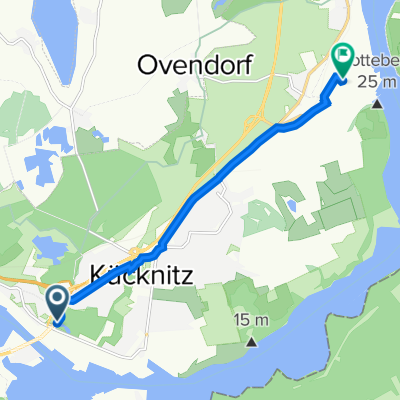 Kieselgrund, Lübeck nach Zum Hafenplatz 1, Lübeck