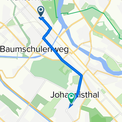 Köpenicker Landstraße 164, Berlin nach Sterndamm 103, Berlin