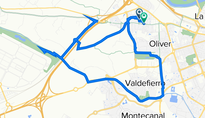 De Plaza de los Lagos Azules, Zaragoza a (776) - Cno. Pilon (esq. Sergio Lopez), Zaragoza