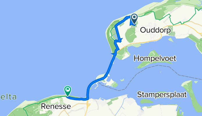 Klepperstee-Nachtegaal 7, Ouddorp nach Rampweg 10, Renesse