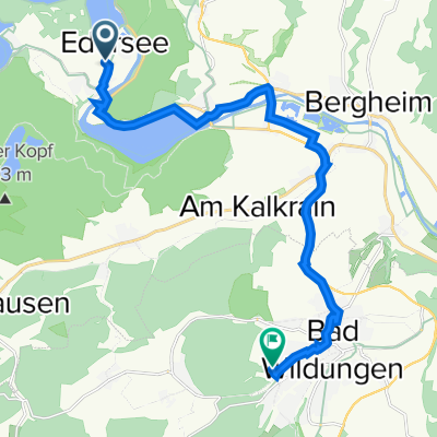 Hemfurth-Edersee, Edertal nach Herzog-Georg-Weg 2, Bad Wildungen
