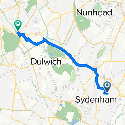 14 Adamsrill Road, London to 276 Milkwood Road, London