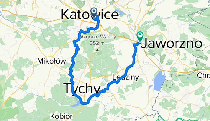 Sikorskiego, Katowice do Wysoki Brzeg Pętla, Mysłowice