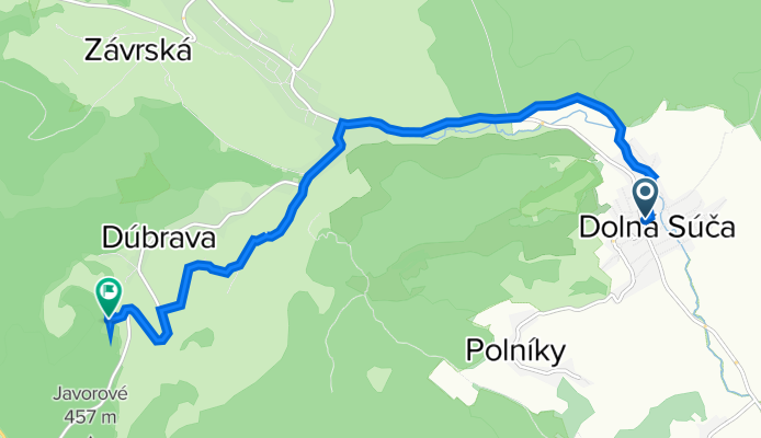 Trasa z Dolná Súča