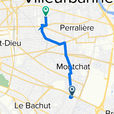 60C Avenue Rockefeller, Lyon à 78 bis Rue Hippolyte Kahn, Villeurbanne