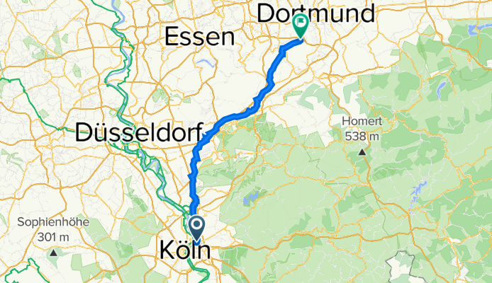 Wiener Platz 7, Köln nach Heutestraße 14, Witten