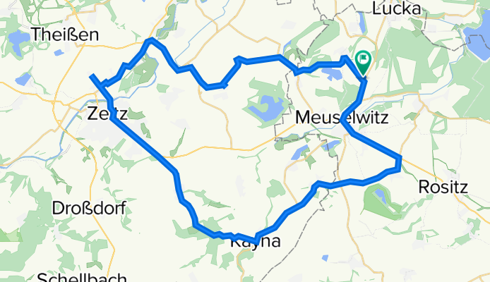 Am Teich 10, Meuselwitz nach Siedlung 1, Meuselwitz