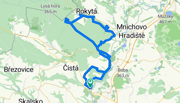 Zvířetice-Radechov-Krupský rybník-Klokočka