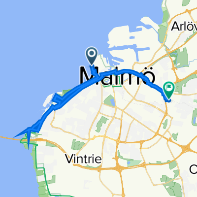 Scaniaplatsen, Malmö to Björnbärsgatan 15, Malmö