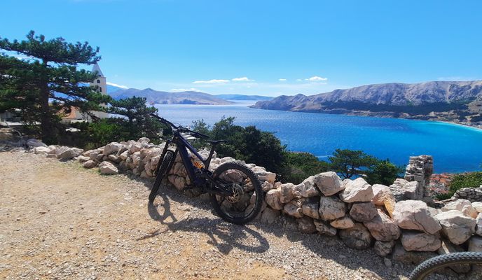 Photo 1 of the Bikemap route "Baška ebikeos kirándulós karika" Photo 1 of the Bikemap route "Baška ebikeos kirándulós karika"