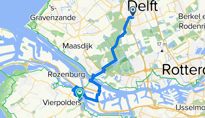 Reinier de Graafweg 9, Delft naar Irenestraat 13, Zwartewaal