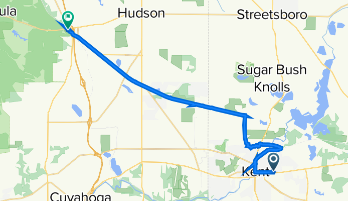 1005 E Main St, Kent to Boston Heights