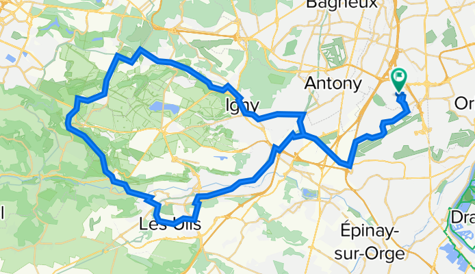 1 Rue de la Grange, Rungis à 5 Rue Ste-Geneviève, Rungis