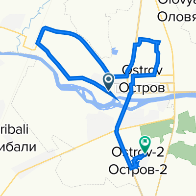 улица Меркурьева, 4, Остров до Авиационная улица, 13, Остров